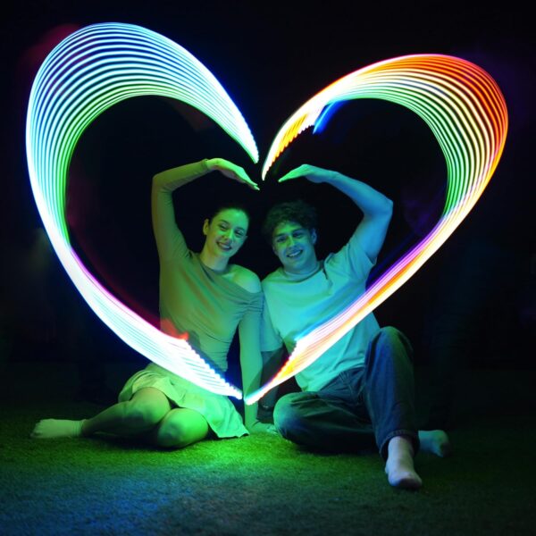 TOSY Flying Ring - 16 Million Color RGB or 12 LEDs, Super Bright, Lost Mode, Auto Light Up, Safe & Soft, Waterproof, Lightweight frisbee, Birthday, Camping Toy, Easter, Valentine Gift for Kid/Boy/Girl - Image 5