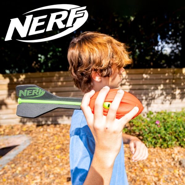 Nerf Vortex Aero Howler Foam Ball, Classic Long-Distance Football, Flight-Optimizing Tail, Whistling Sound, Indoor & Outdoor Fun, Christmas Stocking Stuffers for Kids - Image 7