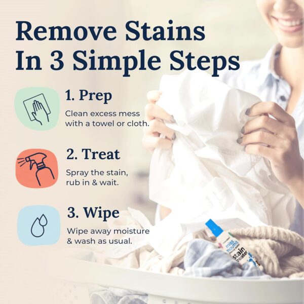 Miss Mouth's Messy Eater Stain Treater and Messy Steppers Shoe Cleaner Magic Duo - Stain Remover for Clothes, Carpet, Upholstery and Shoe Cleaner for Sneakers, Leather, Cloth, Mesh - Image 7