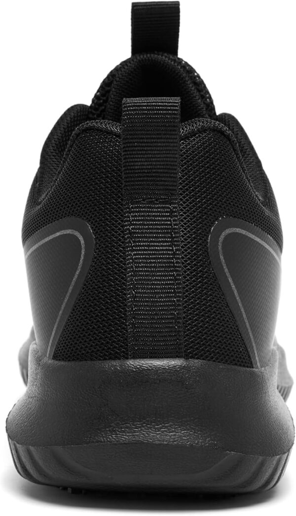 Non Slip Work Shoes Women,Lightweight Slip Resistant Shoes Water Resistant Zapatos De Trabajo para Mujer & Restaurant or Food Service Sneakers Black - Image 8