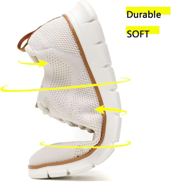 Men's Casual Dress Shoes Fashion Walking Sneakers Mesh Business Oxfords Work Lightweight Soft Sole - Image 3