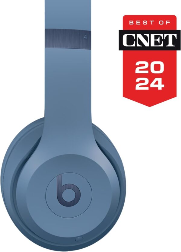 Beats Solo 4 - Wireless Bluetooth On-Ear Headphones, Apple & Android Compatible, Up to 50 Hours of Battery Life - Slate Blue - Image 2