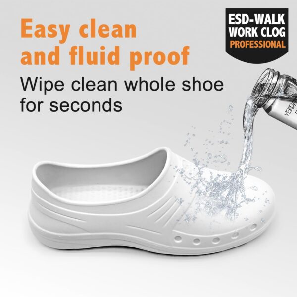 Women Slippers, Non Slip Work Shoes, Waterproof, Oil Resistant and Anti-Static, Suitable for Hospital Doctors, Nurses, Kitchen, Laboratory, Healthcare Or Home Use