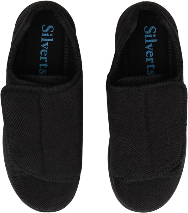Silverts Diabetic Slippers for Women | Extra-Wide Non-Slip Comfortable Shoes for Elderly, Swelling, Sensitive Feet - Image 3