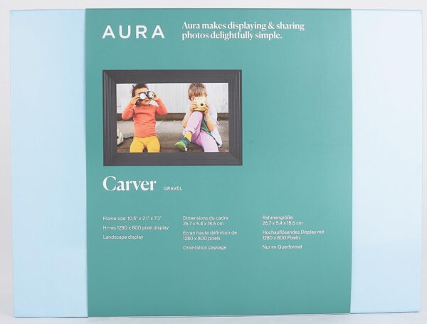 Aura Digital Picture Frame - 10.1" HD Display | Wirecutter's Best Digital Frame for Gifting - Send Photos Directly from Your Phone from Anywhere | Quick & Easy Setup Over WiFi - Free Aura App | Black - Image 7