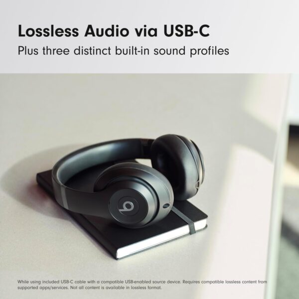 Beats Studio Pro - Wireless Bluetooth Noise Cancelling Headphones - Personalized Spatial Audio, USB-C Lossless Audio, Apple & Android Compatibility, Up to 40 Hours Battery Life - Black - Image 5