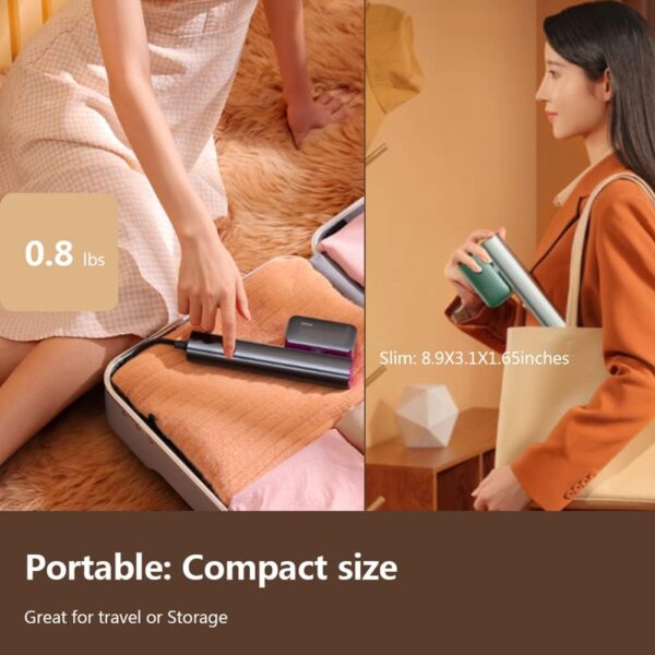 Steamer for Clothes Steamer, Fashion Portable Handheld Garment Steamer, 0.8lbs Lightly, 15s Fast Heat-up, 10 Minutes of Continuous Steam, Light Mini Steam Iron for travel and home - Image 3