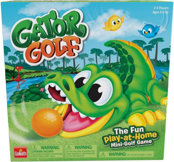 Gator Golf - Putt The Ball into The Gator's Mouth to Score Game by Goliath, Single, Gator Golf, 27 x 27 x 12.5 cm for age 3+ years - Image 3