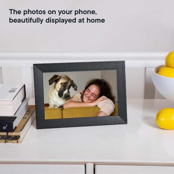 Aura Digital Picture Frame - 10.1" HD Display | Wirecutter's Best Digital Frame for Gifting - Send Photos Directly from Your Phone from Anywhere | Quick & Easy Setup Over WiFi - Free Aura App | Black - Image 5