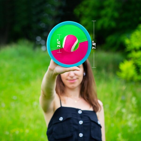 Ayeboovi Toss and Catch Ball Game Outdoor Toys for Kids Games Beach Pool Toys Outdoor Yard Games for 3 4 5 6 7 8+ Year Old Boys Girls Birthday Valentine's Day Gift Easter Basket Stuffers (Upgraded) - Image 8