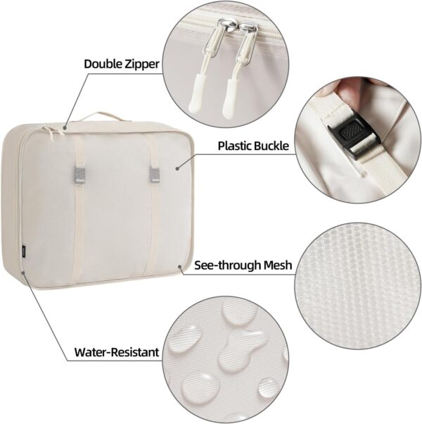 BAGAIL 8 Set/10 Set Packing Cubes Various Sizes Packing Organizer for Travel Accessories Luggage Carry On Suitcase - Image 5