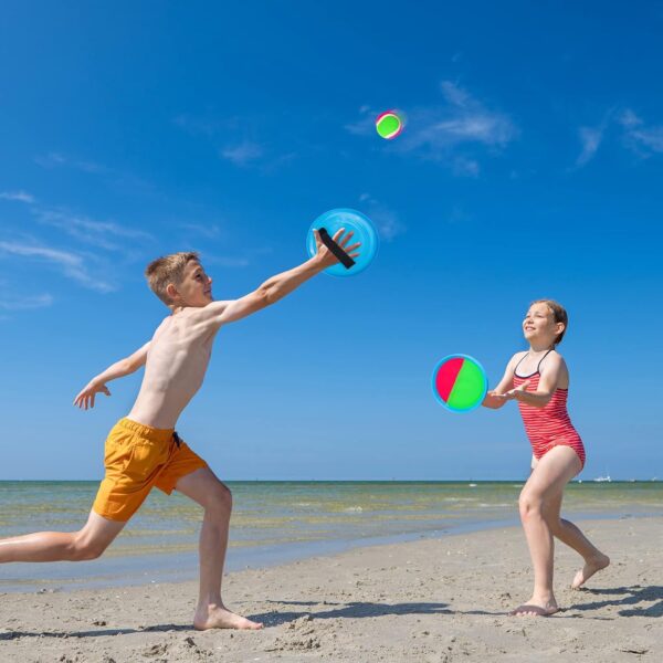 Ayeboovi Toss and Catch Ball Game Outdoor Toys for Kids Games Beach Pool Toys Outdoor Yard Games for 3 4 5 6 7 8+ Year Old Boys Girls Birthday Valentine's Day Gift Easter Basket Stuffers (Upgraded) - Image 2