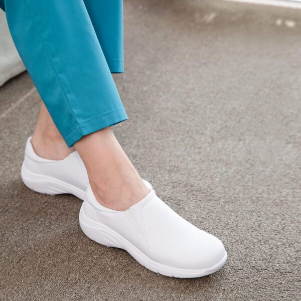 Hawkwell Women's Slip On Lightweight Slip Resistant Comfort Nursing Shoes - Image 7