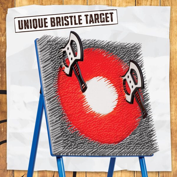 Eastpoint Axe Throw & Lawn Dart Target Sets - Bristle Axe Throwing Target & 2-in-1 Combo Backyard Game for Indoors and Outdoors - Image 4