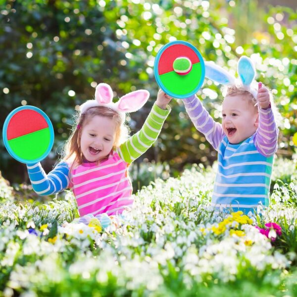 Ayeboovi Toss and Catch Ball Game Outdoor Toys for Kids Games Beach Pool Toys Outdoor Yard Games for 3 4 5 6 7 8+ Year Old Boys Girls Birthday Valentine's Day Gift Easter Basket Stuffers (Upgraded) - Image 4